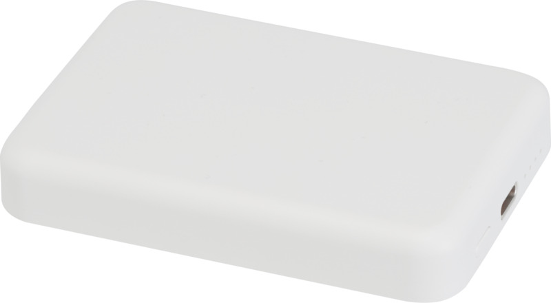 Acrab 5000 mAh 15W magnetic wireless power bank with 20W PD - made from recycled plastic - Image 4