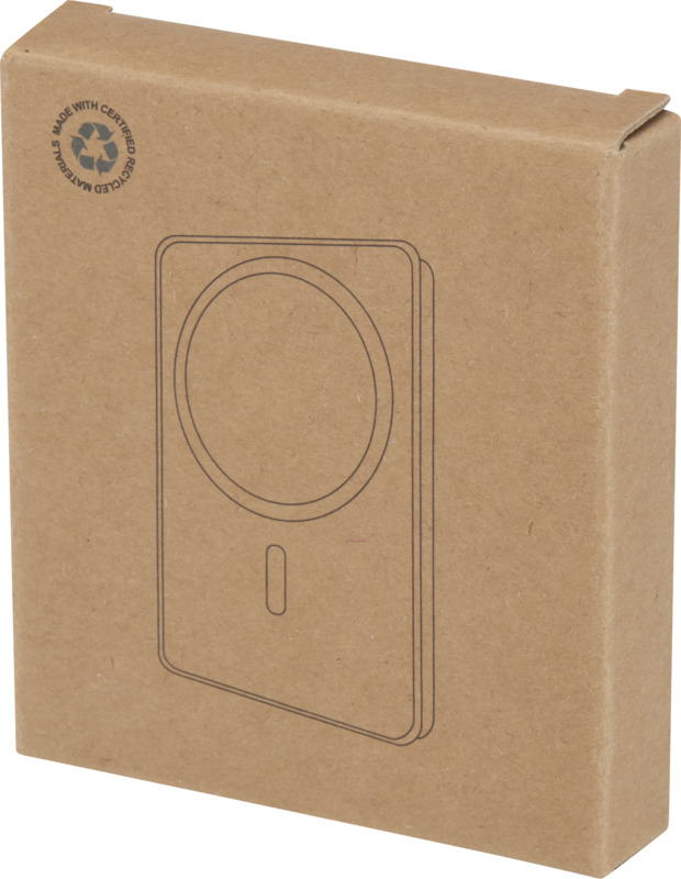 Acrab 5000 mAh 15W magnetic wireless power bank with 20W PD - made from recycled plastic - Image 7