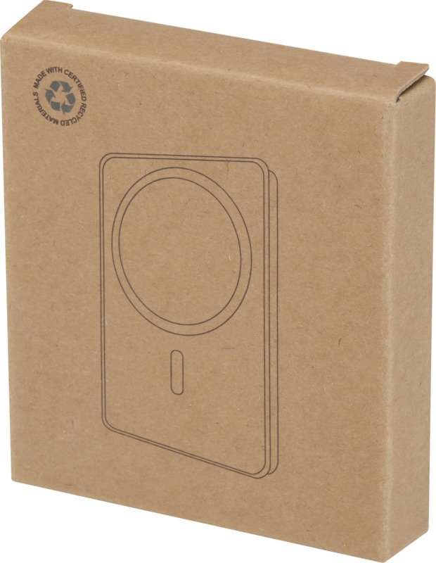 Acrab 5000 mAh 15W magnetic wireless power bank with 20W PD - made from recycled plastic - Image 15