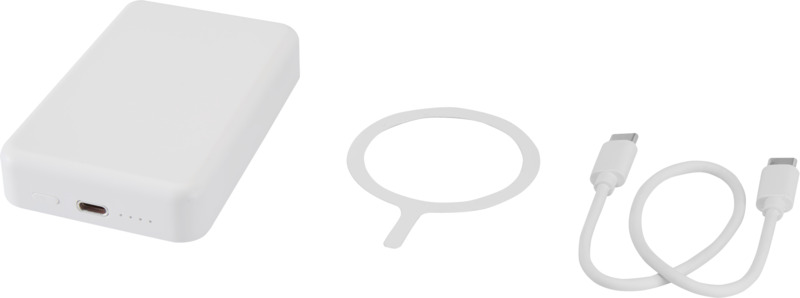 Acrab 10.000 mAh 15W magnetic wireless power bank with 20W PD - made from recycled plastic - Image 5