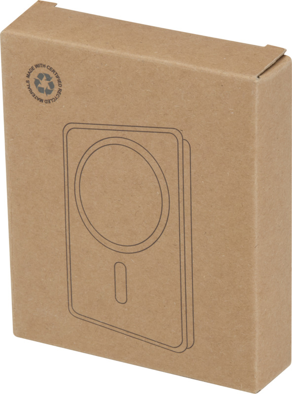 Acrab 10.000 mAh 15W magnetic wireless power bank with 20W PD - made from recycled plastic - Image 7