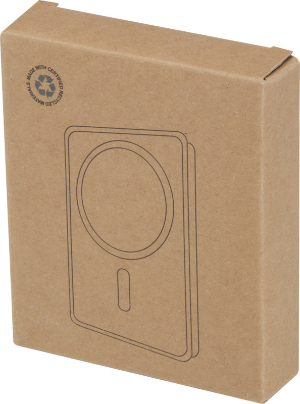 Acrab 10.000 mAh 15W magnetic wireless power bank with 20W PD - made from recycled plastic - Image 15