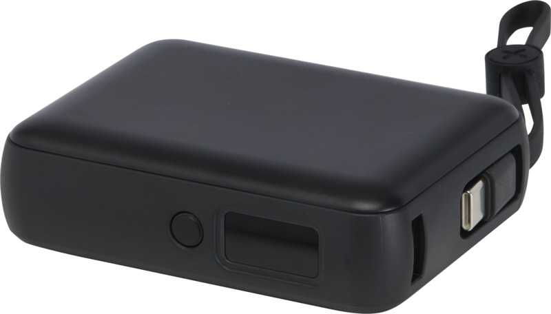 Acrux 10.000 mAh 35W tablet power bank with built in Type-C cable - made from recycled plastic - Image 12