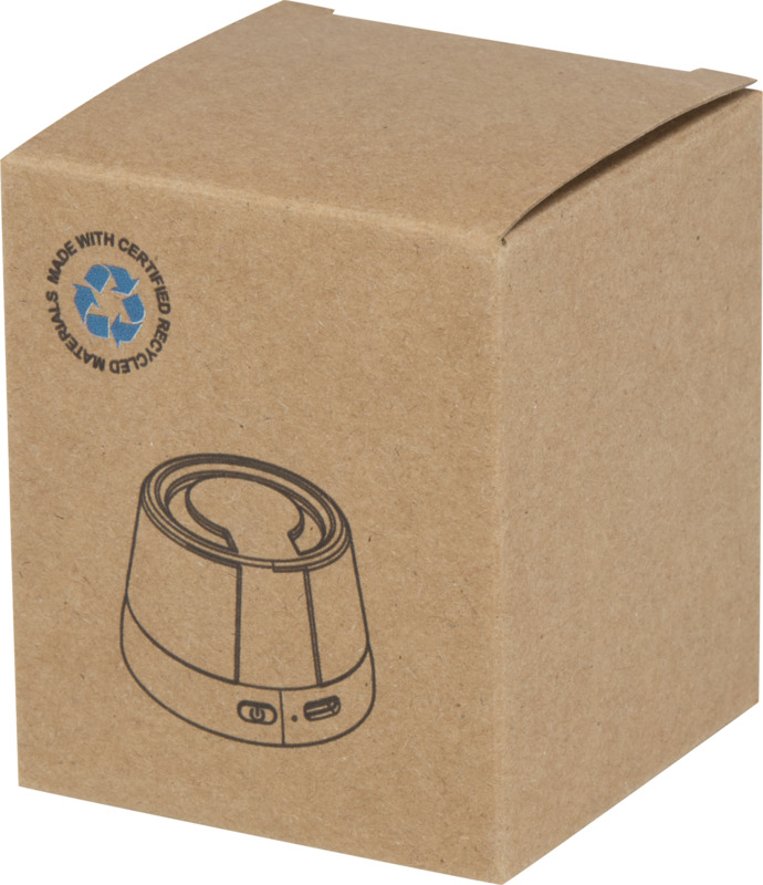 Horna 3W recycled plastic magnetic wireless speaker - Image 6