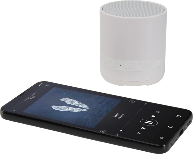 Hunor 3W recycled plastic wireless speaker - Image 5