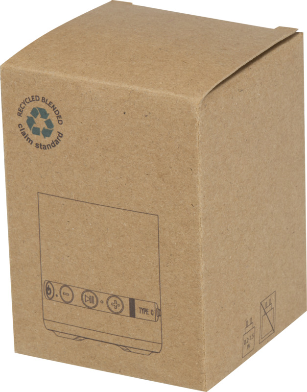 Hunor 3W recycled plastic wireless speaker - Image 15