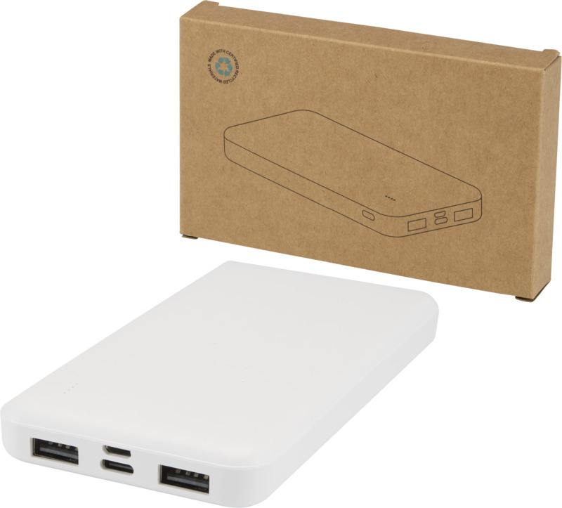 Intan 10.000 mAh 10W recycled plastic power bank