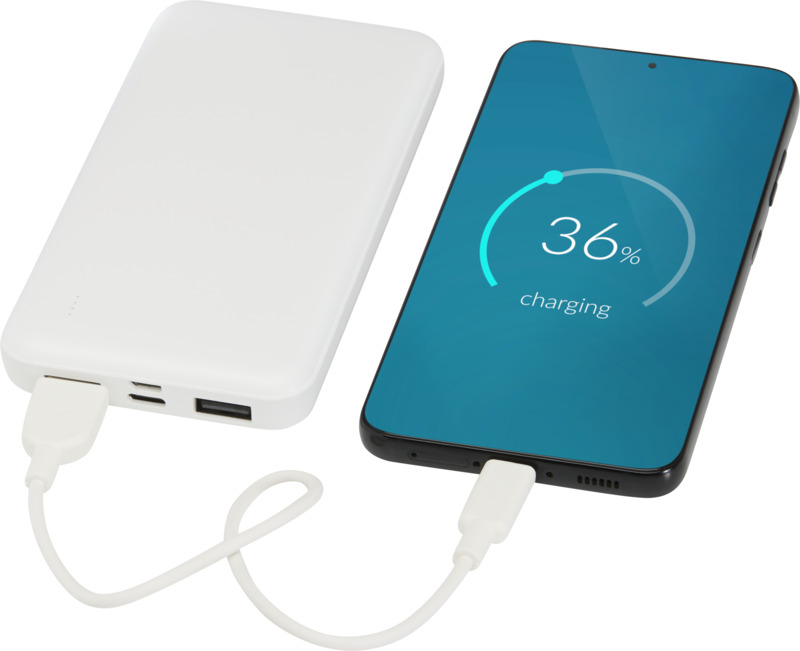 Intan 10.000 mAh 10W recycled plastic power bank - Image 5