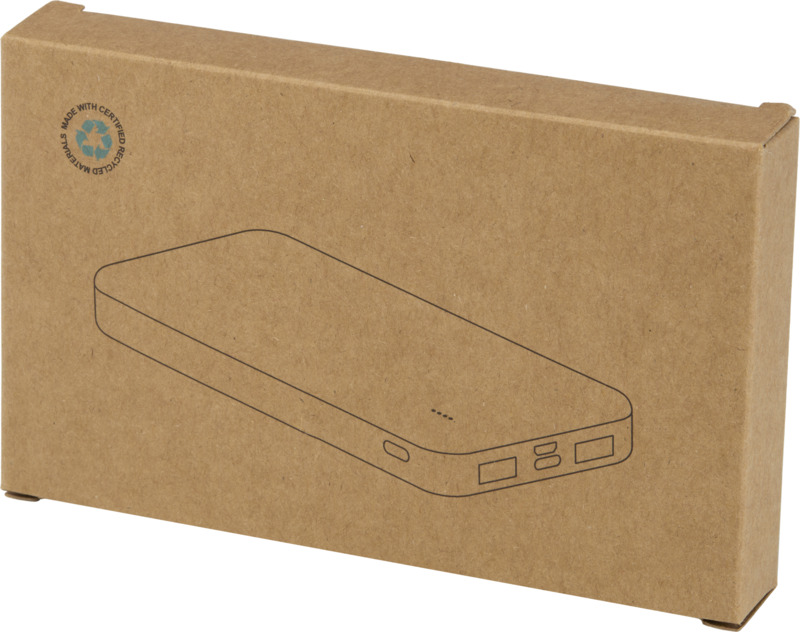 Intan 10.000 mAh 10W recycled plastic power bank - Image 7