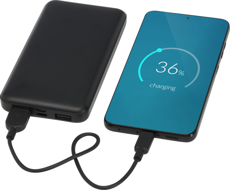 Intan 10.000 mAh 10W recycled plastic power bank - Image 13