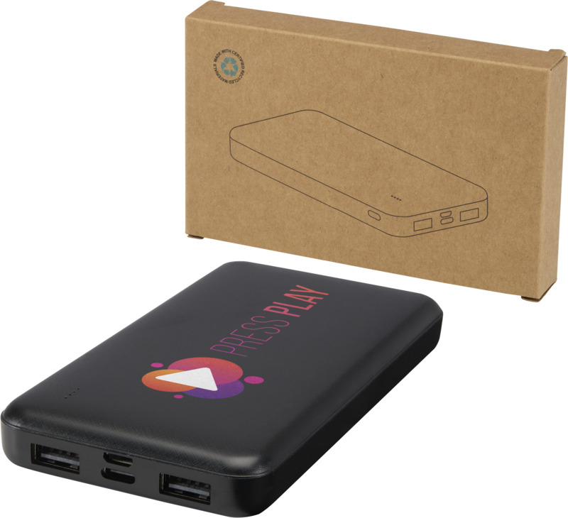 Intan 10.000 mAh 10W recycled plastic power bank - Image 16