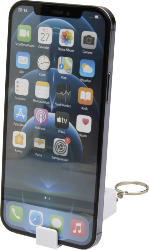 Aggia recycled plastic phone stand with fidget toy