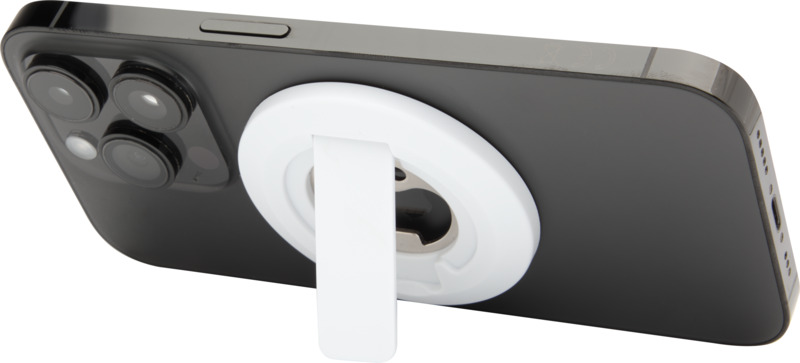 Ain recycled plastic magnetic phone stand with bottle opener