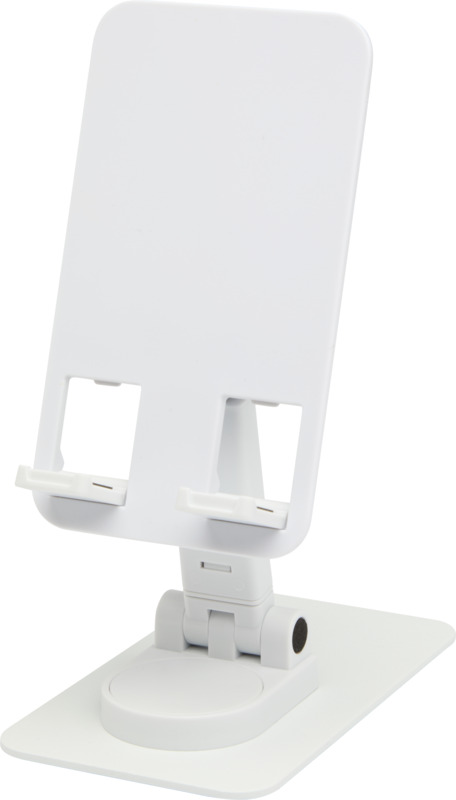 Alhena recycled plastic foldeable phone holder with metal desk stand - Image 3