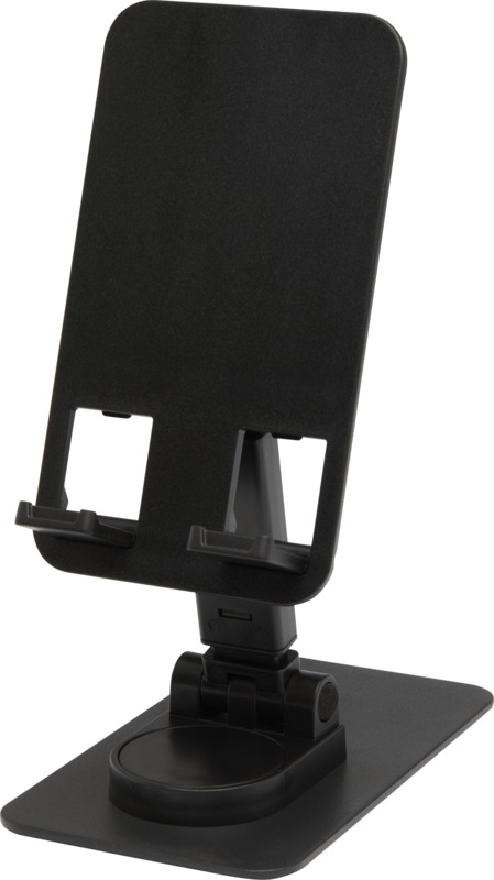 Alhena recycled plastic foldeable phone holder with metal desk stand - Image 7