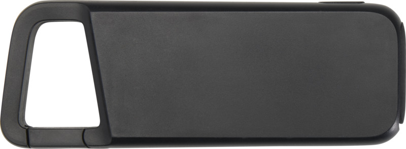 Alkes 5000 mAh 12W recycled plastic water resistant power bank with carabiner - Image 10