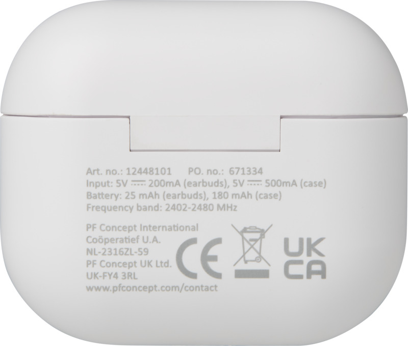 Altais recycled plastic True Wireless Bluetooth® headset - Image 3