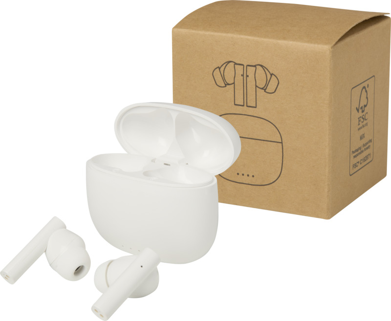 Alterf recycled plastic True Wireless Bluetooth® headset with silicone eartips