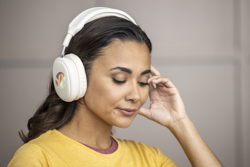 Alzir recycled plastic over-ear wireless Bluetooth® headset - Image 4