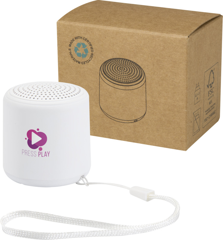 Velkis 3W recycled plastic wireless Bluetooth® speaker - Image 7