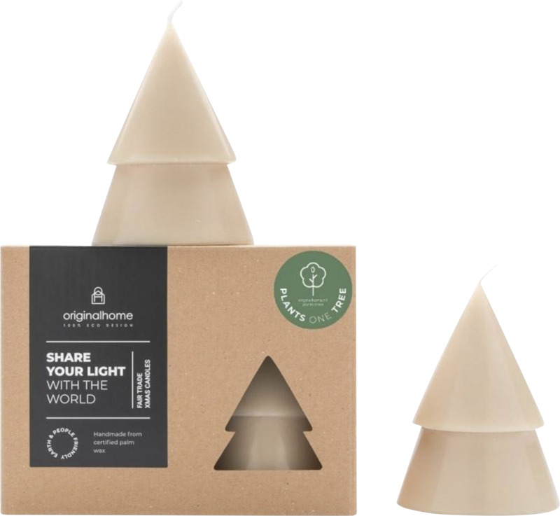 Originalhome Xmas tree candle set of 2 - M
