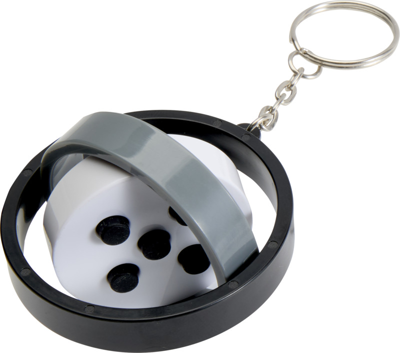 Spinx recycled plastic gyroscope fidget keychain - Image 4