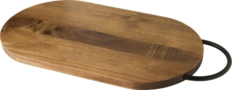 Julienne acacia wood chopping board with handle