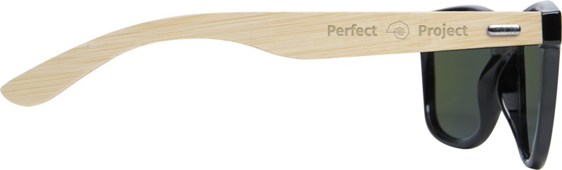 Taiyō rPET/bamboo mirrored polarized sunglasses in gift box - Image 6