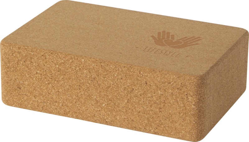 Trikona cork yoga brick - Image 4