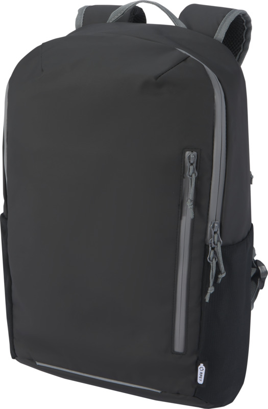 Aqua 15" GRS recycled water resistant laptop backpack 21L
