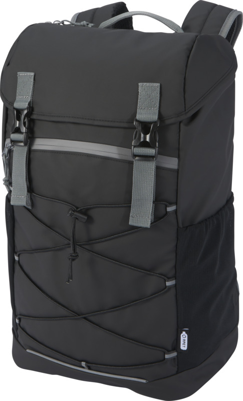 Aqua 15.6" GRS recycled water resistant laptop backpack 23L