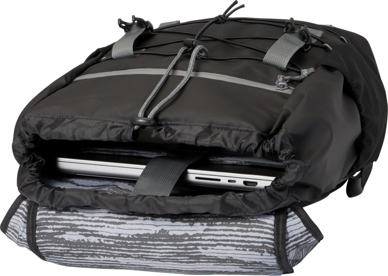 Aqua 15.6" GRS recycled water resistant laptop backpack 23L - Image 5