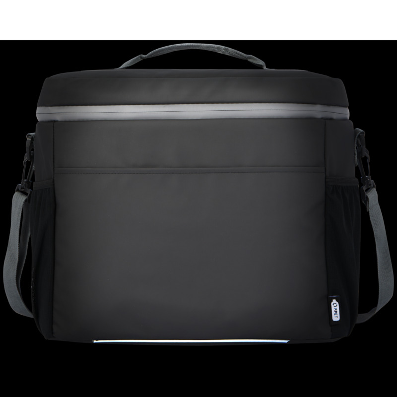 Aqua 20-can GRS recycled water resistant cooler bag 22L - Image 4