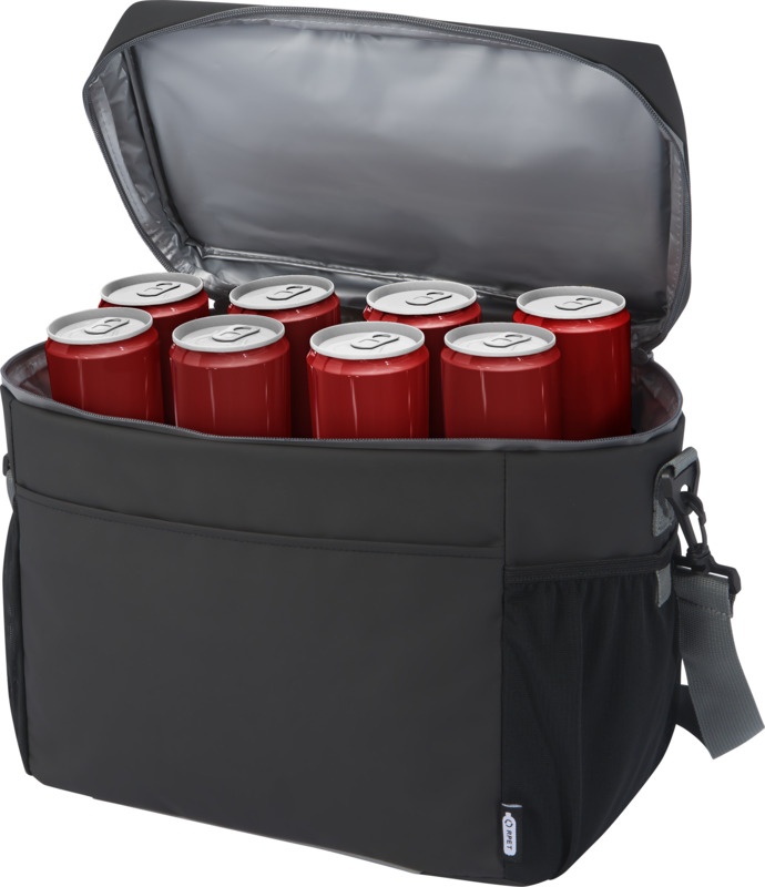 Aqua 20-can GRS recycled water resistant cooler bag 22L - Image 5