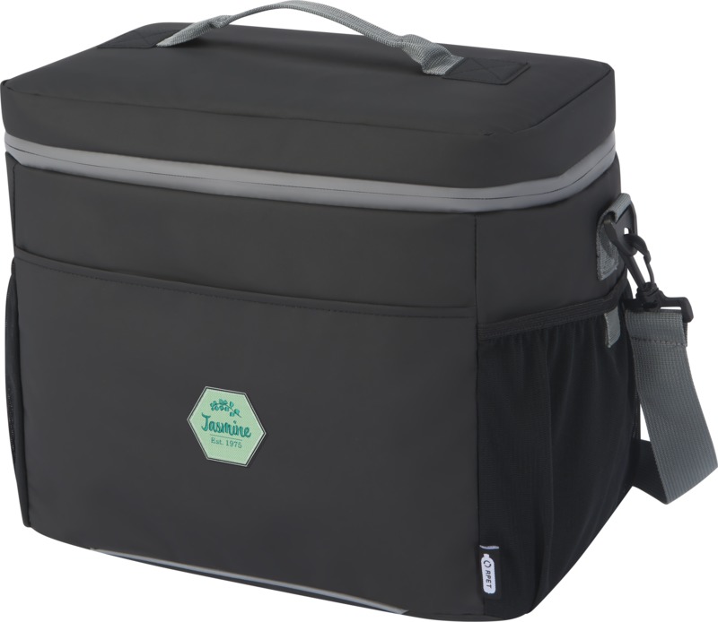Aqua 20-can GRS recycled water resistant cooler bag 22L - Image 9