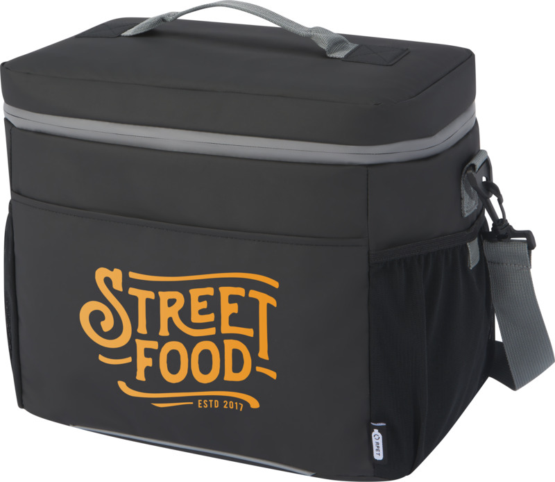 Aqua 20-can GRS recycled water resistant cooler bag 22L - Image 10