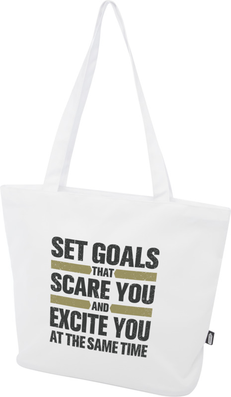 Panama GRS recycled zippered tote bag 20L - Image 5