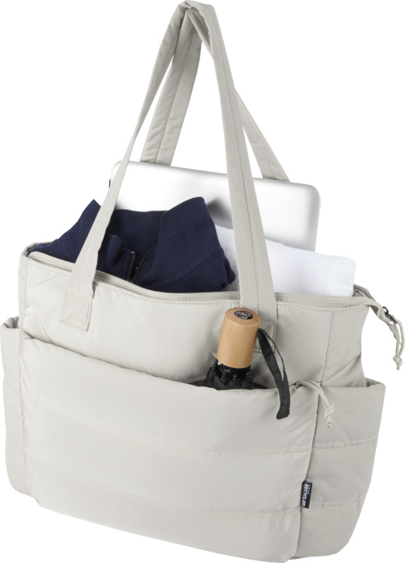 Puffer 15.6" GRS recycled laptop tote bag 18L - Image 4