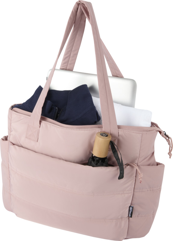 Puffer 15.6" GRS recycled laptop tote bag 18L - Image 11