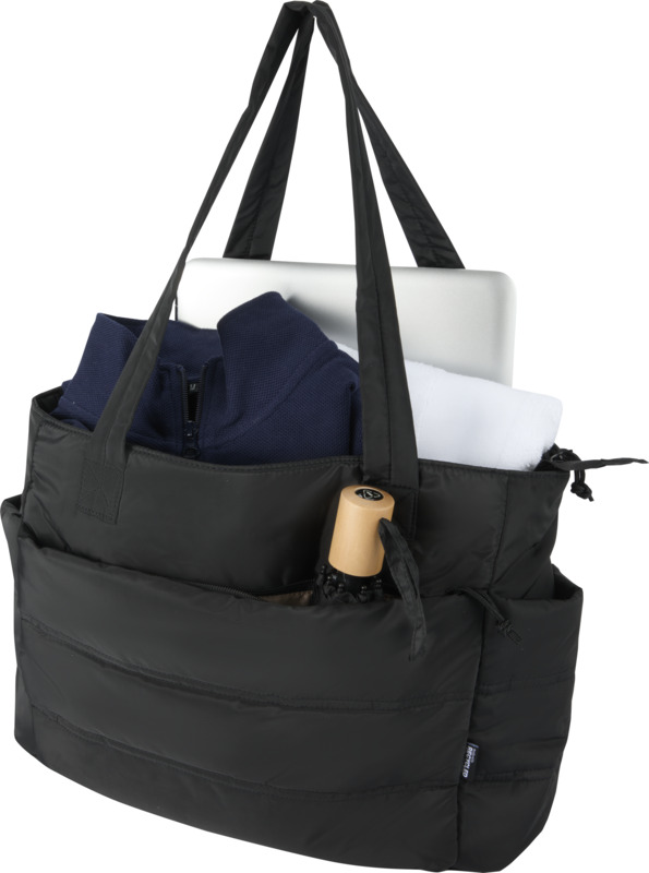 Puffer 15.6" GRS recycled laptop tote bag 18L - Image 18