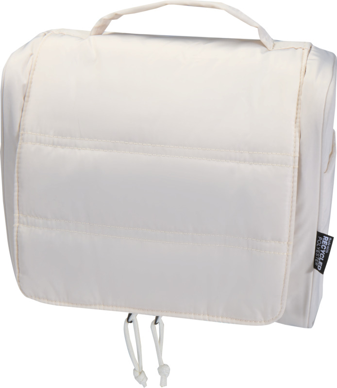 Puffer GRS recycled hangable toiletry bag 8L