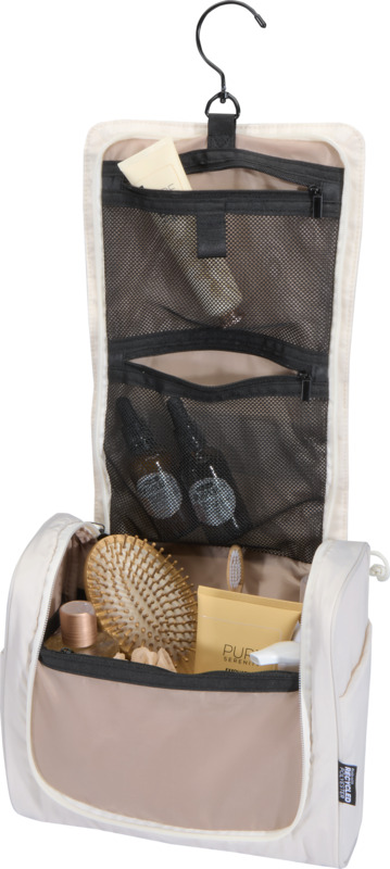 Puffer GRS recycled hangable toiletry bag 8L - Image 4