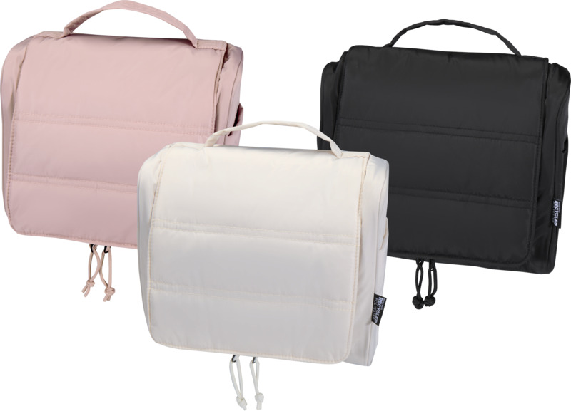 Puffer GRS recycled hangable toiletry bag 8L - Image 20