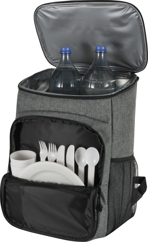 Tundra GRS recycled picnic cooler backpack with cutlery set 20L - Image 5