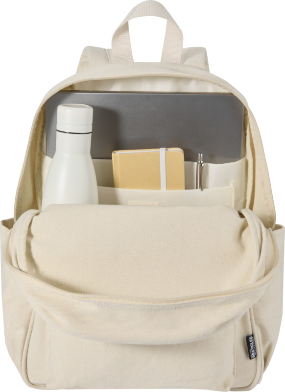Recanvas 15.6” GRS recycled city backpack 16L - Image 4