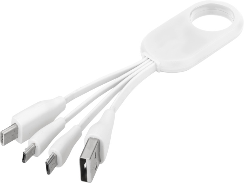 Troup 4-in-1 charging cable with type-C tip