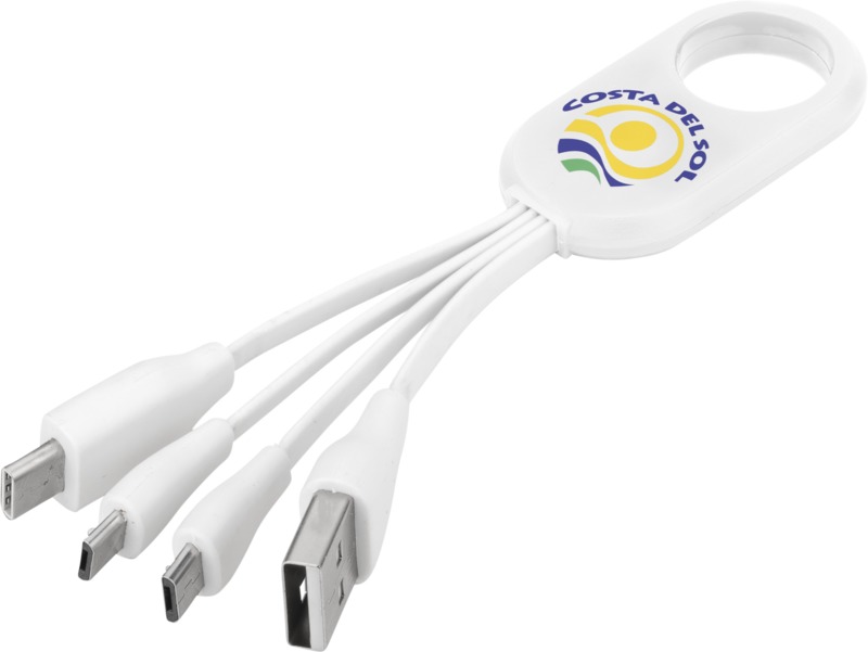 Troup 4-in-1 charging cable with type-C tip - Image 3