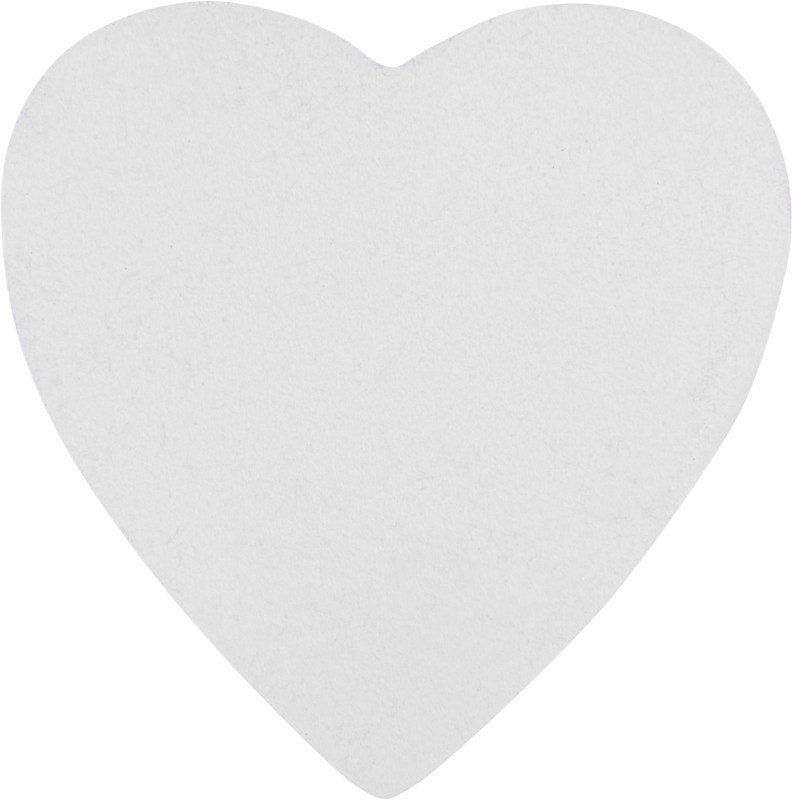 Sticky-Mate® heart-shaped recycled sticky notes - Image 2