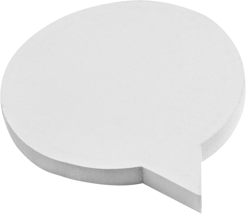 Sticky-Mate® speech bubble-shaped recycled sticky notes - Image 4