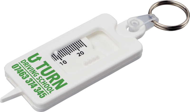 Kym recycled tyre tread check keychain - Image 4